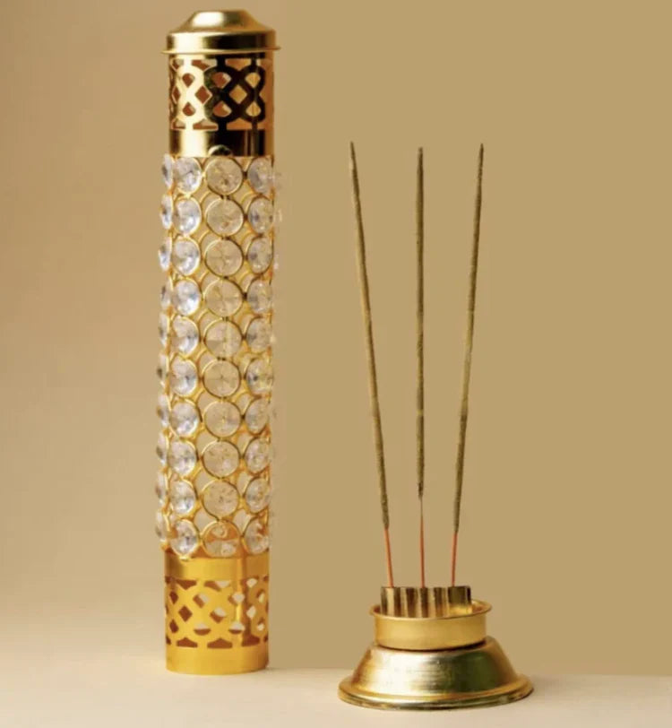 CrystalGuard Agarbatti Stand Pure brass (Incense Holder) Limited Stock Only