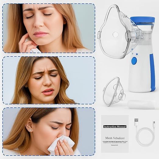 Wireless Nebulizer Machine for Easy Breathing Relief – Quiet & Travel-Friendly Design