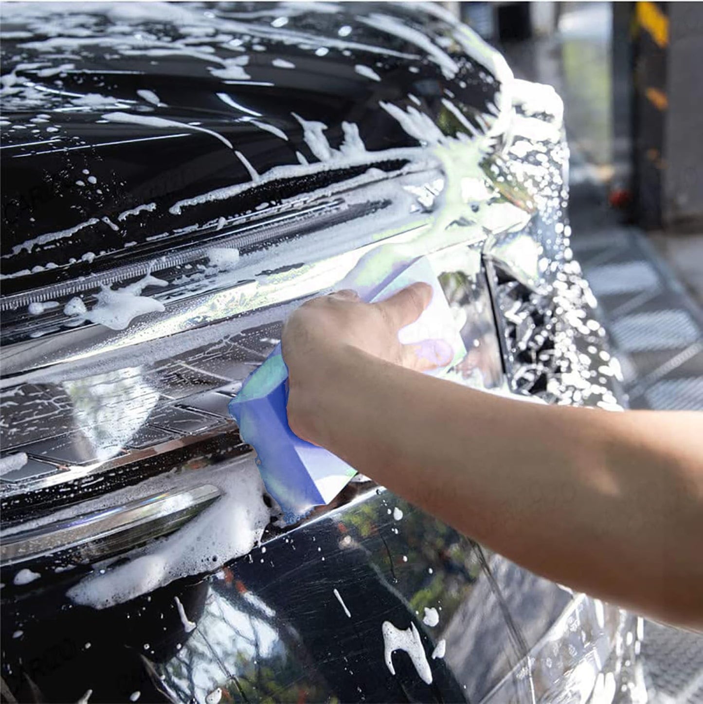 Multipurpose Sponge Cleaning Blocks (Pack of 4) for Household Use