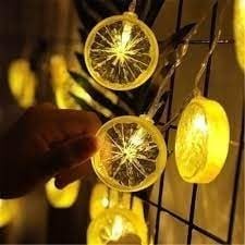 Tech Lifestyle Fruit-Shaped LED String Lights | 16 Multicolor LEDs | Perfect for Birthday, Wedding & Festive Decor