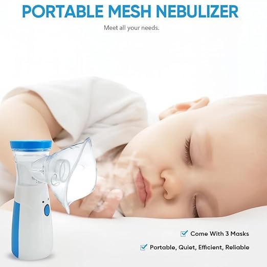 Wireless Nebulizer Machine for Easy Breathing Relief – Quiet & Travel-Friendly Design