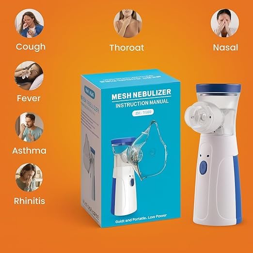 Wireless Nebulizer Machine for Easy Breathing Relief – Quiet & Travel-Friendly Design