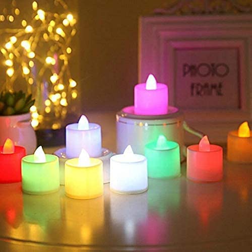Flameless Multicolor Lighting LED Candle Bright Color Changing Smokeless