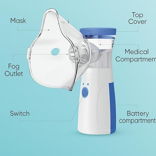 Wireless Nebulizer Machine for Easy Breathing Relief – Quiet & Travel-Friendly Design