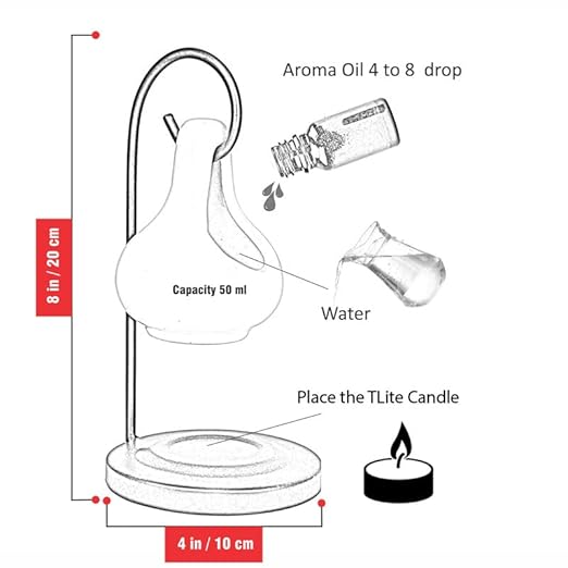 Pure Source India Ceramic Aroma Oil Diffuser for Home Fragrance Decoration