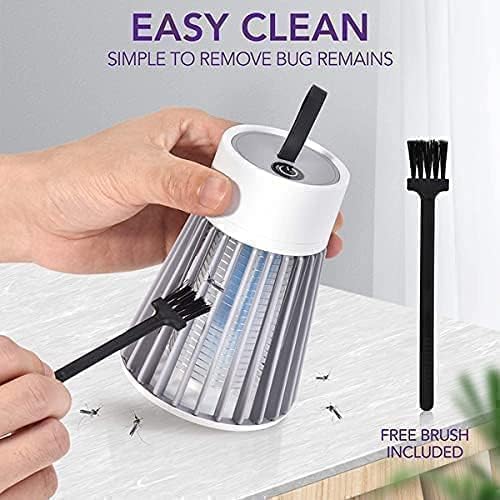 Eco-Friendly LED Mosquito Killer Lamp – USB-Powered Indoor Bug Zapper for Safe, Silent & Chemical-Free Pest Control – Non-Toxic, Energy-Efficient Insect Trap for Home, Office & Bedroom