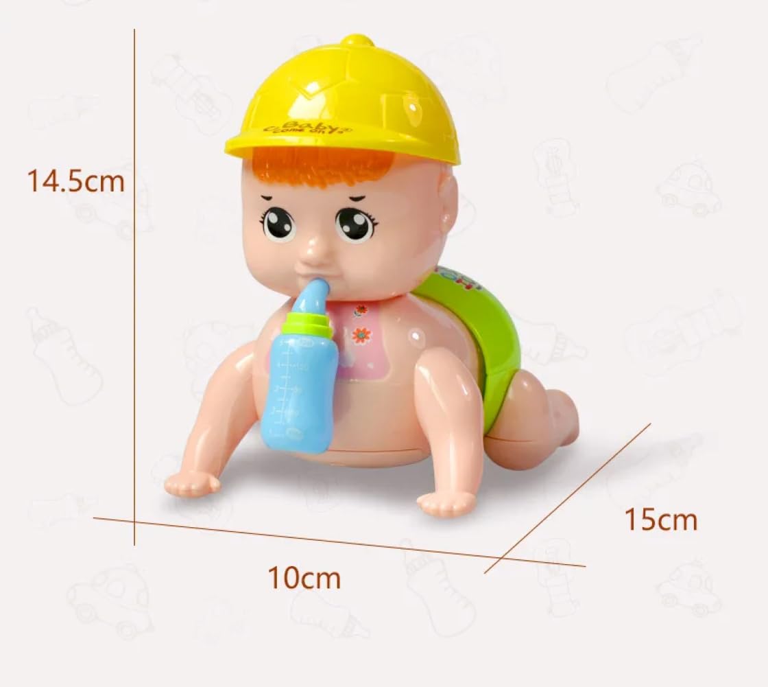 Interactive Musical Crawling Baby Toy with Flashing Lights & Fun Sounds for Infants and Kids