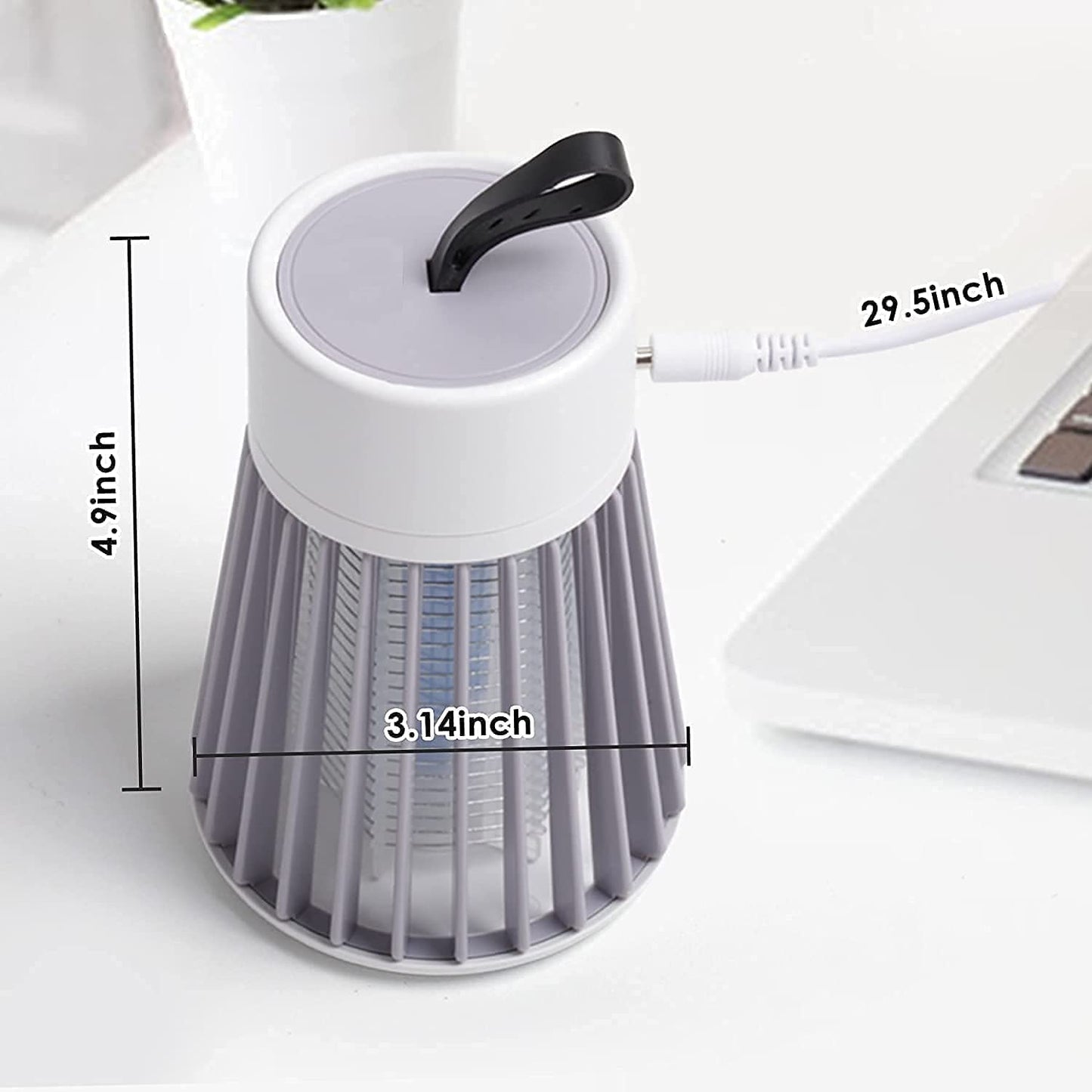 Eco-Friendly LED Mosquito Killer Lamp – USB-Powered Indoor Bug Zapper for Safe, Silent & Chemical-Free Pest Control – Non-Toxic, Energy-Efficient Insect Trap for Home, Office & Bedroom