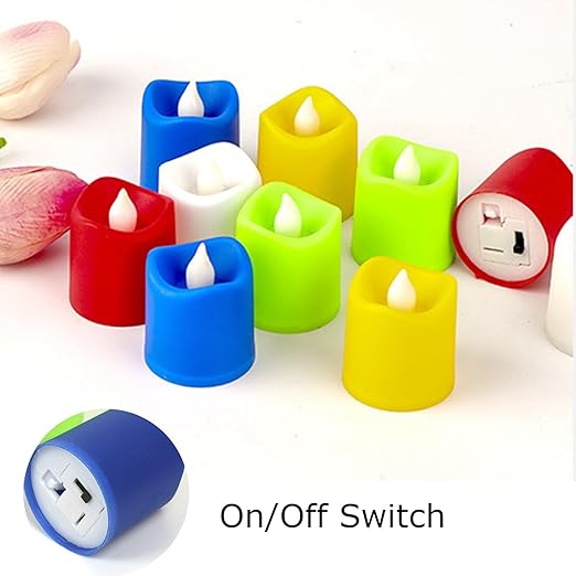 Flameless Multicolor Lighting LED Candle Bright Color Changing Smokeless