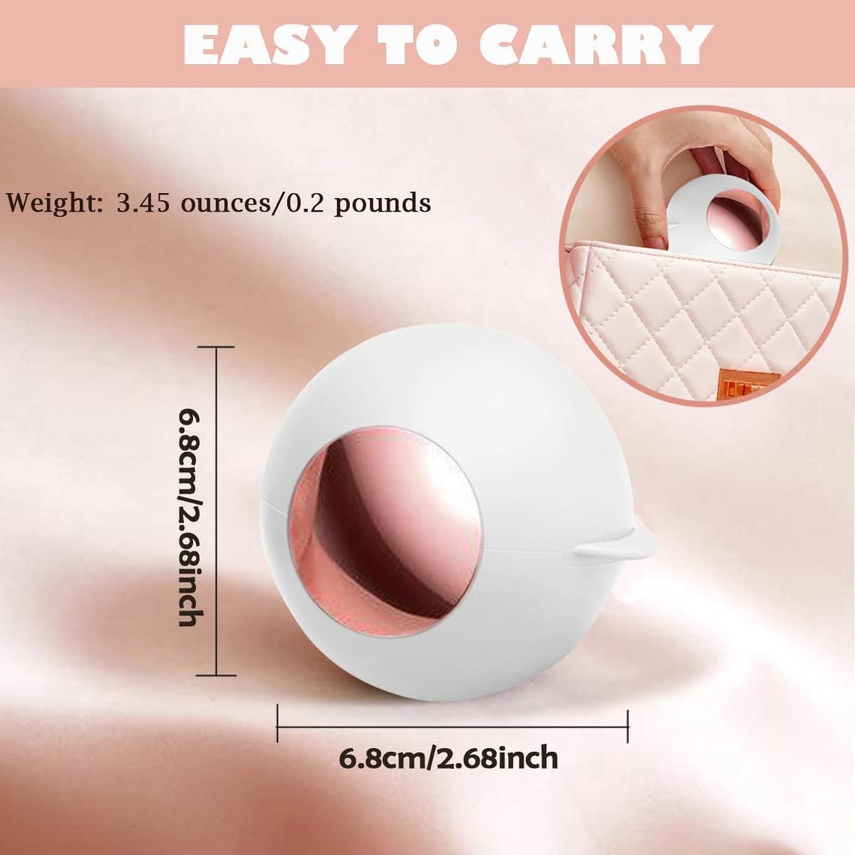 2 pcs Reusable Gel Lint Roller Ball – Washable & Portable Lint Remover for Clothes, Pet Hair, Dust & Fur (Multicolor)