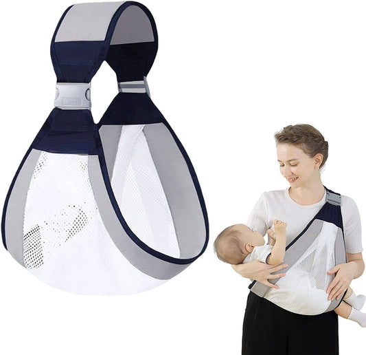 Baby Carrier for Newborn to Toddler – Ergonomic 3D Mesh Wrap, Adjustable & Breathable Sling (0–36 Months)