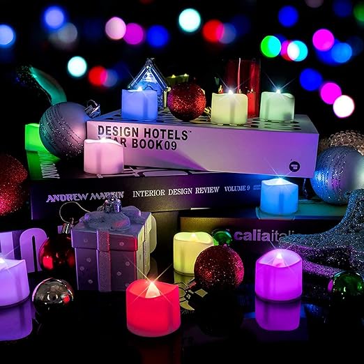 Flameless Multicolor Lighting LED Candle Bright Color Changing Smokeless
