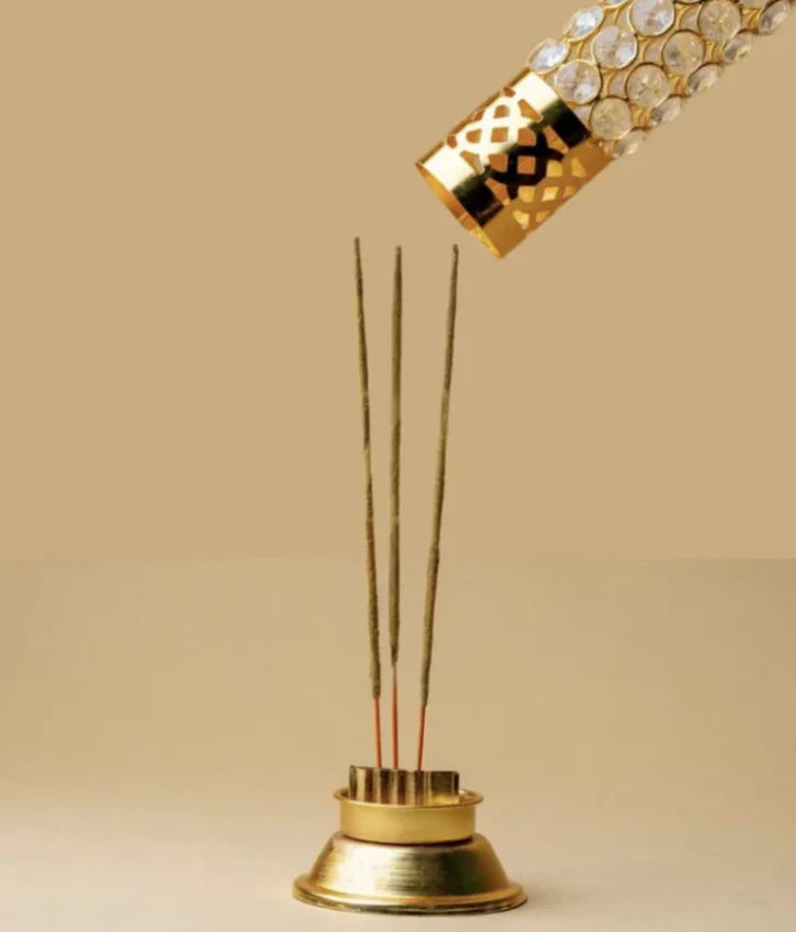 CrystalGuard Agarbatti Stand Pure brass (Incense Holder) Limited Stock Only