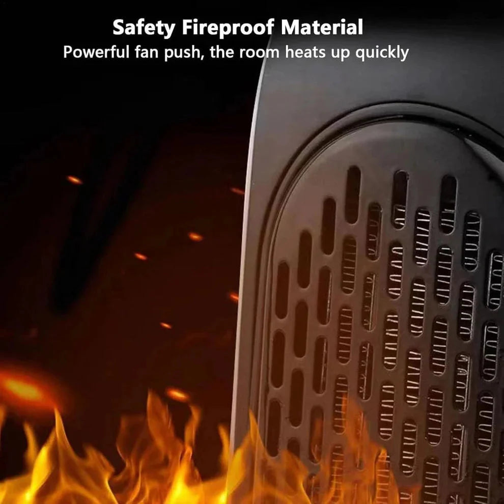 Wall-Mounted 400W Electric Convector Heater – Silent Infrared Room Heater for Bathroom, Bedroom & Greenhouse, Energy-Saving Indoor Heating