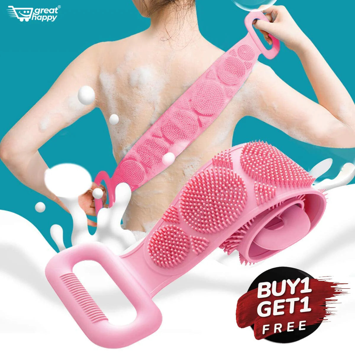 Silicone Body Scrubber – Buy 1 Get 1 Free