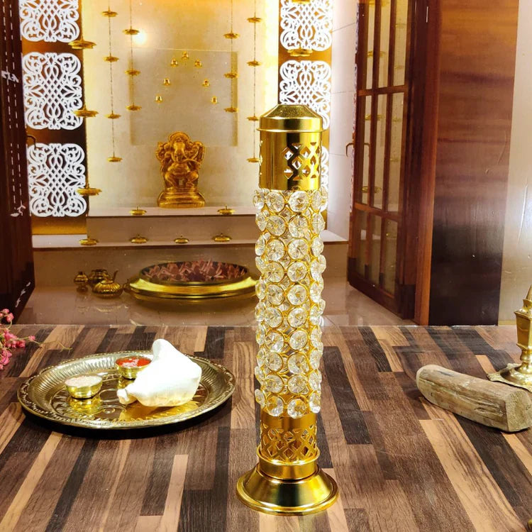CrystalGuard Agarbatti Stand Pure brass (Incense Holder) Limited Stock Only