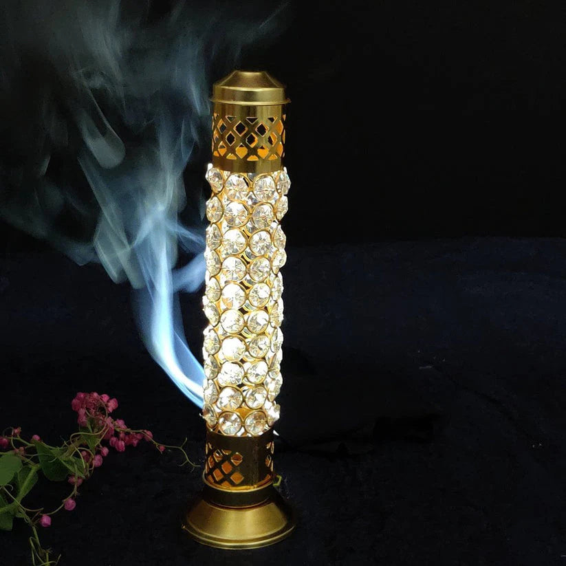 CrystalGuard Agarbatti Stand Pure brass (Incense Holder) Limited Stock Only